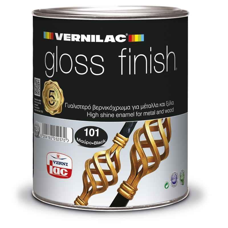 GLOSS FINISH 101-ΜΑΥΡΟ SATINE 0.75