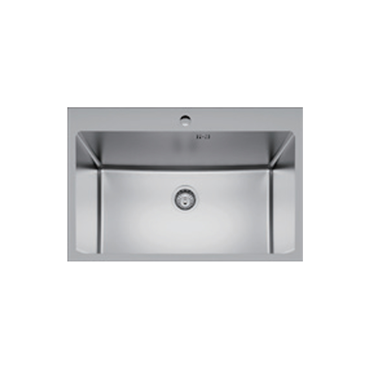 ΝΕΡΟΧΥΤΗΣ ΑΝΟΞΕΙΔΩΤΟΣ 304# 1 ΓΟΥΡΝΑ 760x500x200mm 0.8mm ΠΑΧΟΣ ΜΕ ΧΕΙΛΟΣ ΓΙΑ ΒΡΥΣΗ GEMAN