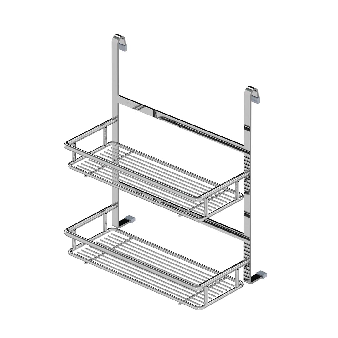 STARAX ΡΑΦΙ ΔΥΟ ΘΕΣΕΩΝ ΜΕΓΑΛΑ 355x210x400mm (ΠxΒxΥ) ΝΙΚΕΛ