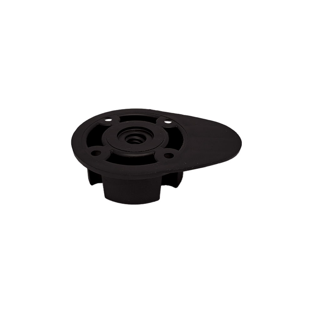 ΒΑΣΗ ΓΙΑ ΠΟΔΙΑ ΕΠΙΠΛΟΥ ΣΕΙΡΑ 04 ΟΒΑΛ 60x80mm Φ50mm D10 ΣΥΣΤΗΜΑ ΤΑΧΥΤΗΤΑΣ ΜΑΥΡΟ  VOLPATO
