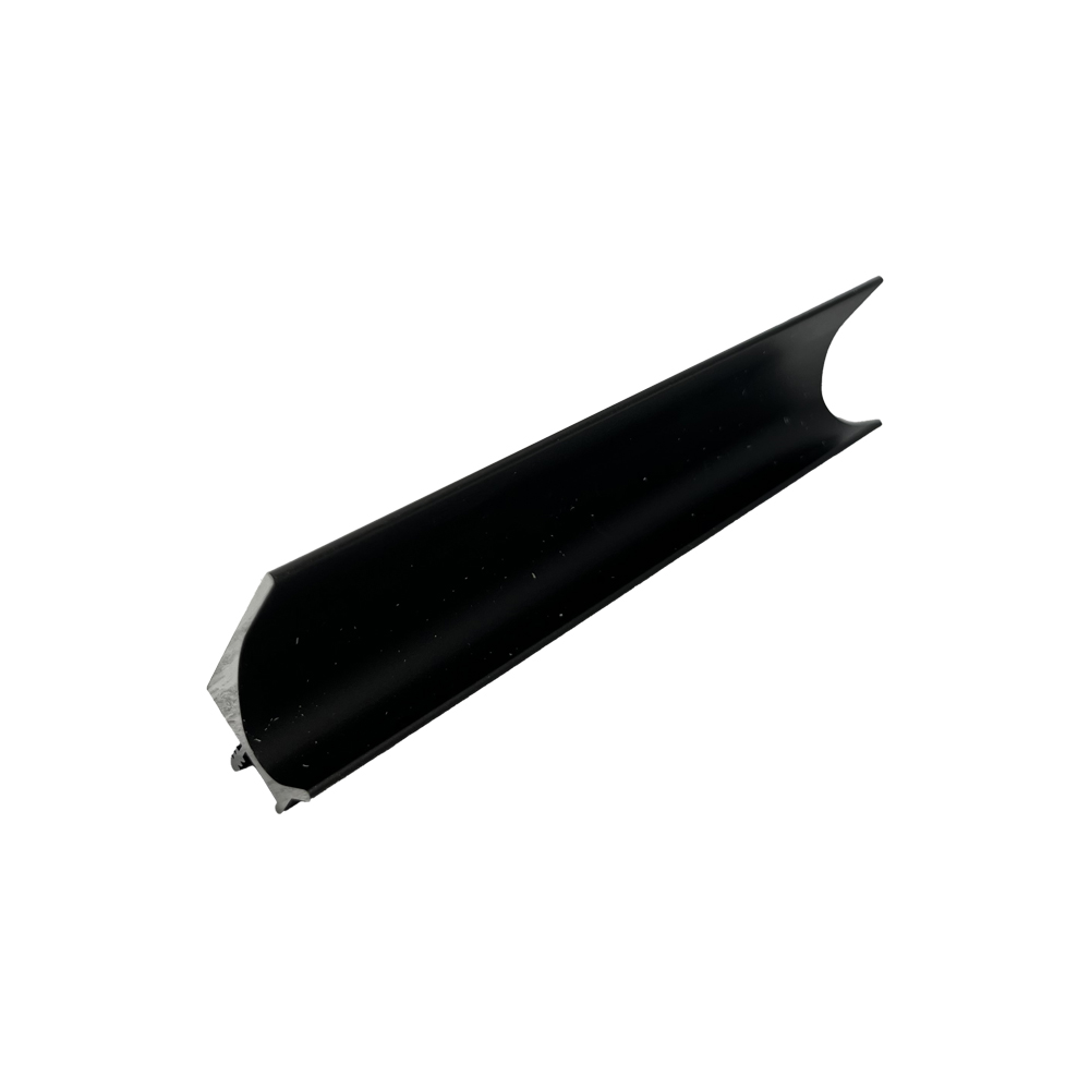 ΣΟΚΟΡΟΛΑΒΗ BINARIO ΓΚΙΝΙΣΙΑΣ "L" 3m Υ35xΠ23mm ΑΛΟΥΜΙΝΙΟΥ ΜΑΥΡΟ MAR1