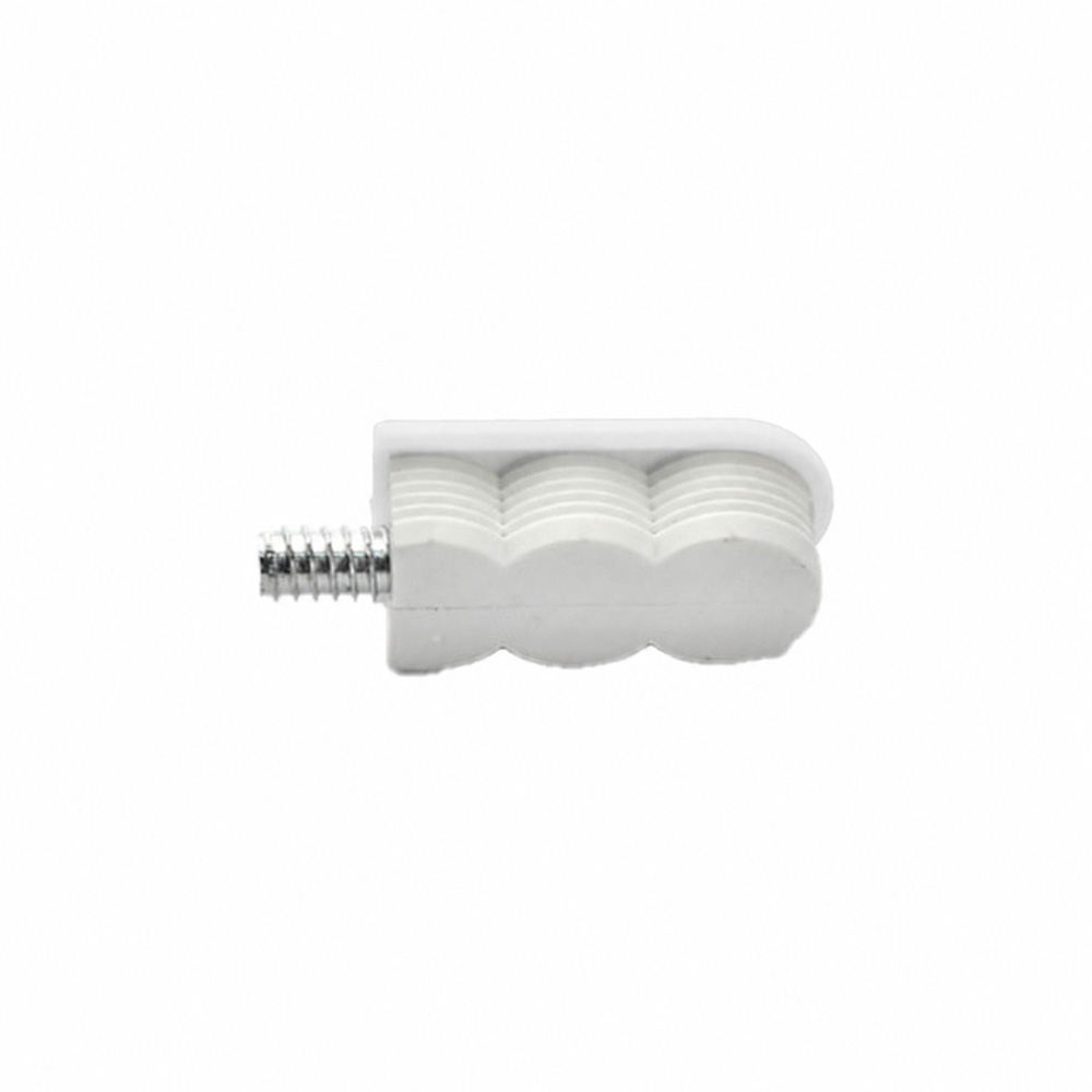 ΦΕΡΑΜΙ ΣΥΝΔΕΣΗΣ ΠΑΝΕΛ 36x12mm ΜΕ ΚΑΠΑΚΙ-ΣΩΜΑ-ΒΙΔΑ ΛΕΥΚΟ