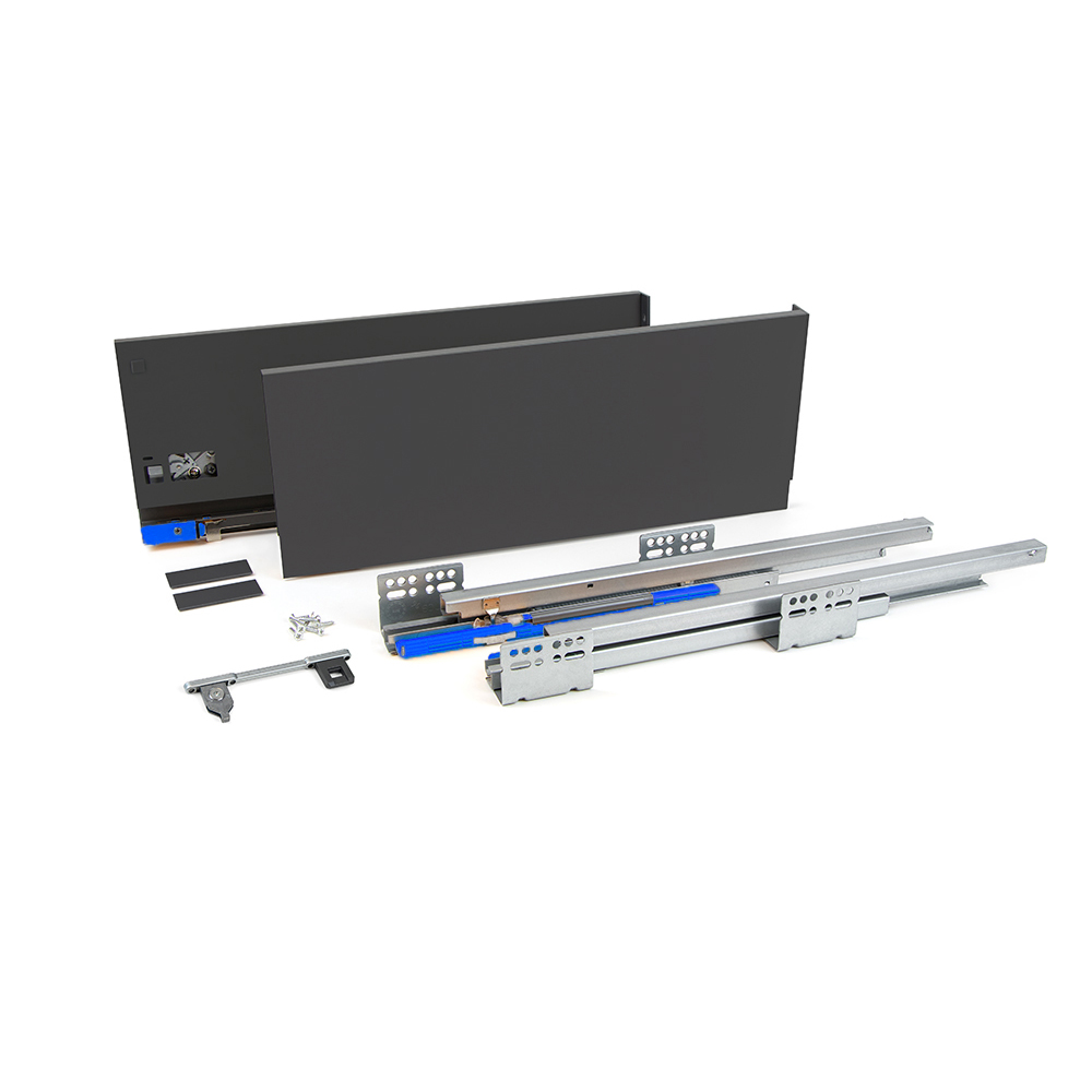 ΣΥΡΤΑΡΙ MGS SLIM LINE ME ΦΡΕΝΟ 550mm Υ175mm ΓΚΡΙ ΜΑΤ