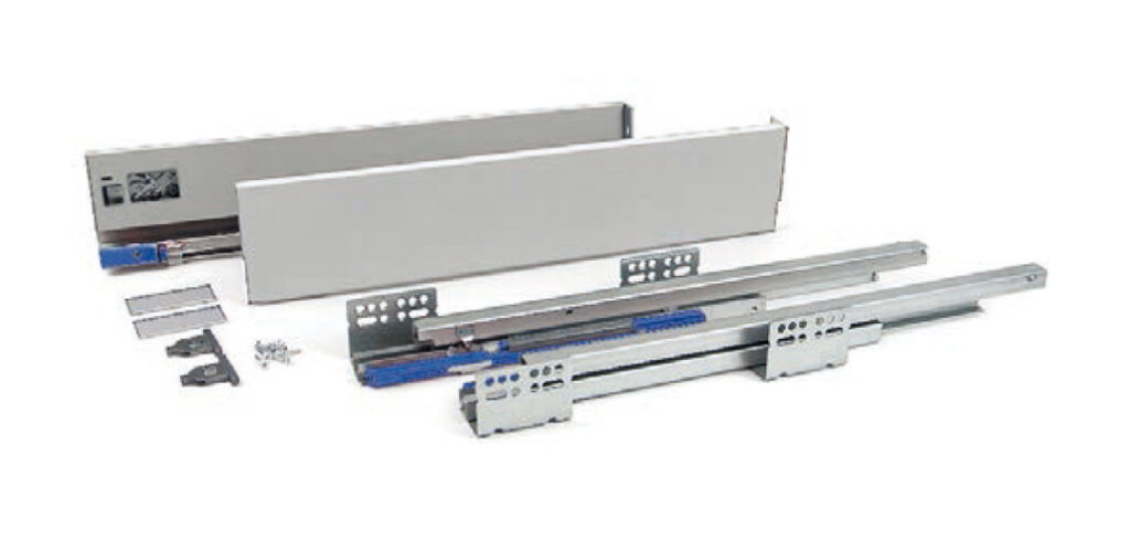 ΣΥΡΤΑΡΙ MGS SLIM LINE ME ΦΡΕΝΟ 350mm Υ90mm ΛΕΥΚΟ