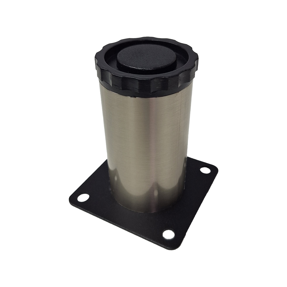ΠΟΔΙ ΣΤΡΟΓΓΥΛΟ Φ42-Υ80mm ΜΕ ΤΕΤΡΑΓΩΝΗ ΒΑΣΗ BSN GEMAN