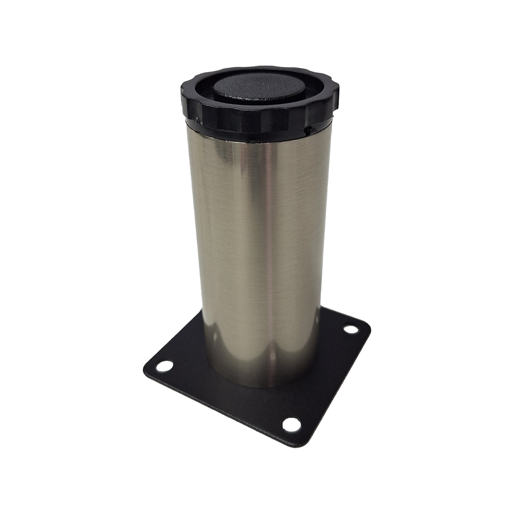 ΠΟΔΙ ΣΤΡΟΓΓΥΛΟ Φ42-Υ100mm ΜΕ ΤΕΤΡΑΓΩΝΗ ΒΑΣΗ BSN GEMAN