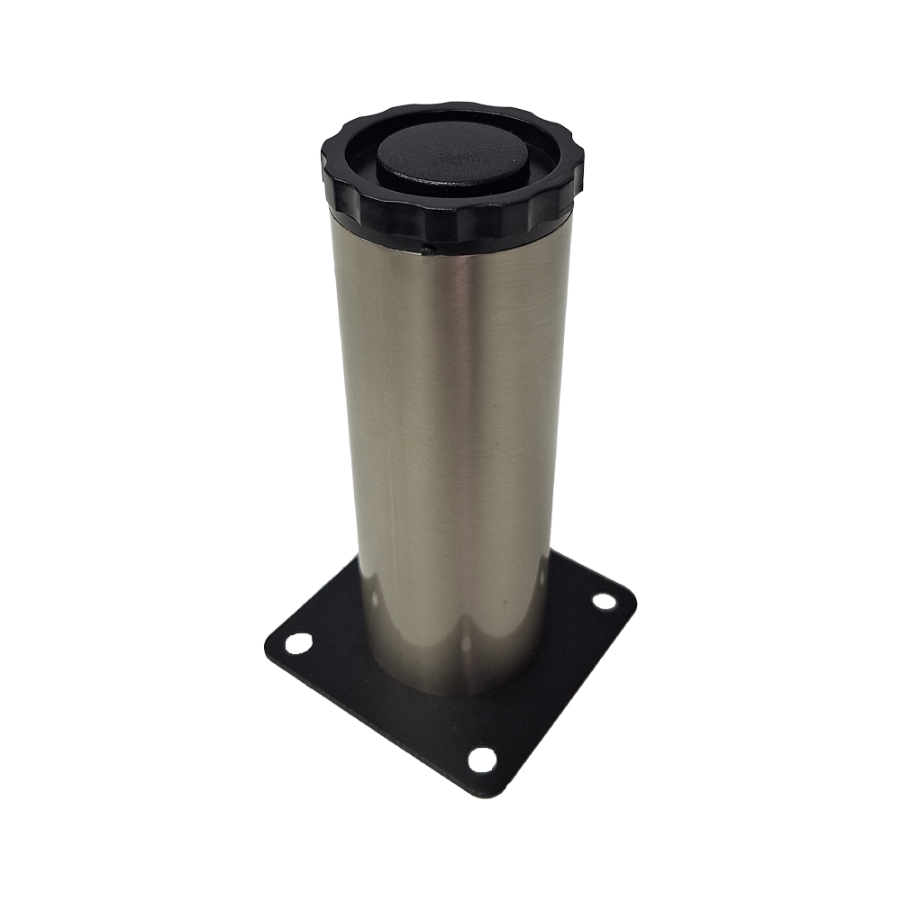 ΠΟΔΙ ΣΤΡΟΓΓΥΛΟ Φ42-Υ120mm ΜΕ ΤΕΤΡΑΓΩΝΗ ΒΑΣΗ BSN GEMAN