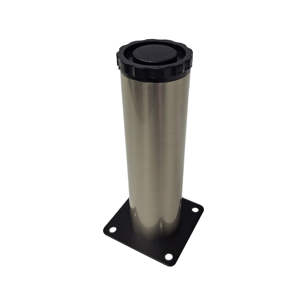 ΠΟΔΙ ΣΤΡΟΓΓΥΛΟ Φ42-Υ150mm ΜΕ ΤΕΤΡΑΓΩΝΗ ΒΑΣΗ BSN GEMAN