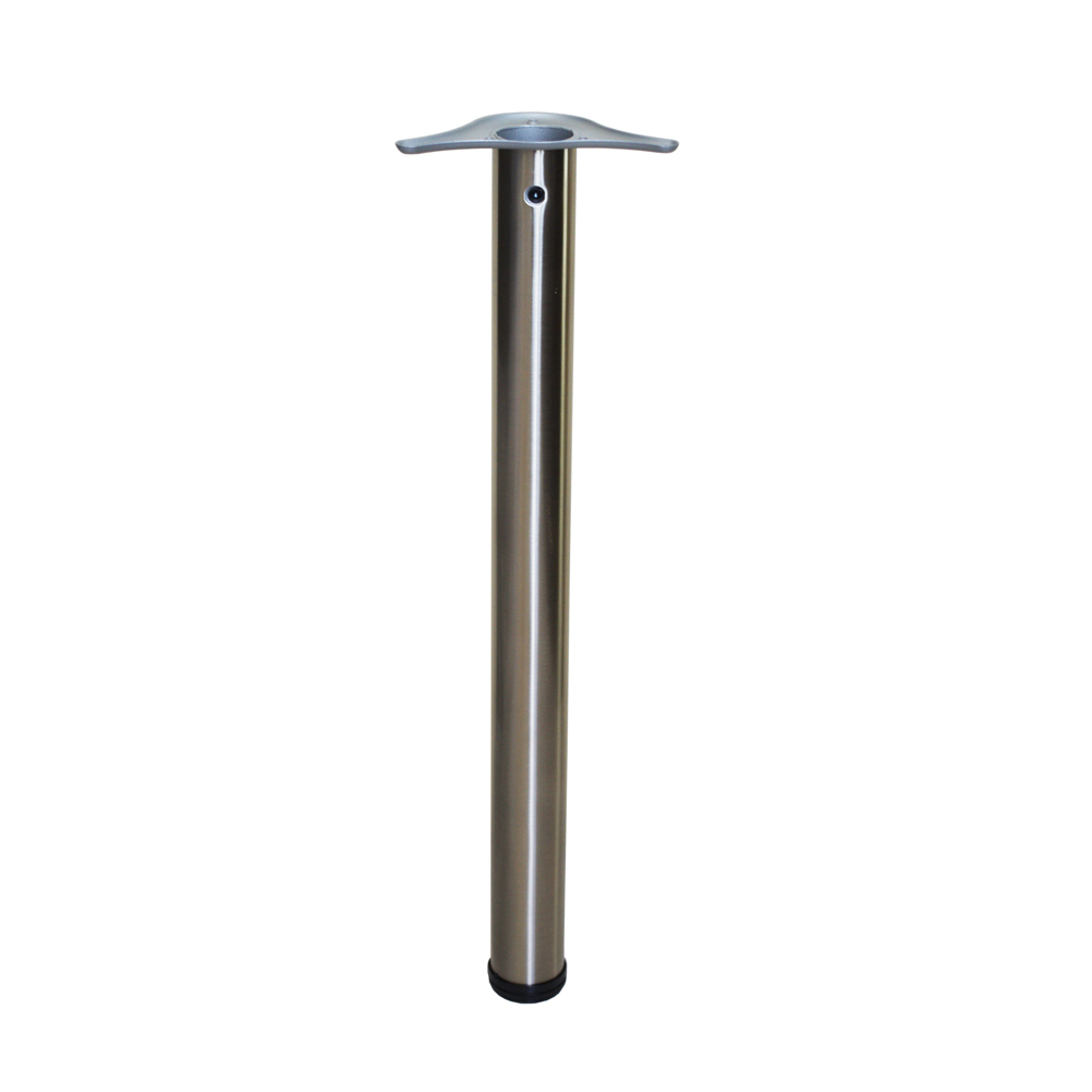 ΠΟΔΙΑ ΤΡΑΠΕΖΙΟΥ Φ80x710mm ΝΙΚΕΛ MAT-INOX (ΣET 4 τμχ)
