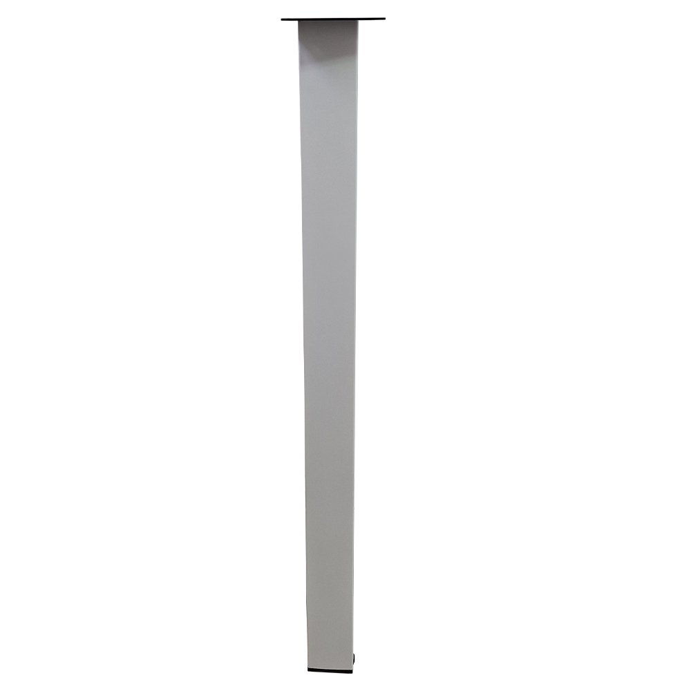 ΠΟΔΙΑ ΤΡΑΠΕΖΙΟΥ ΤΕΤΡΑΓΩΝΑ 50x50x1100mm ΛΕΥΚΟ ΜΑΤ (4τμχ)