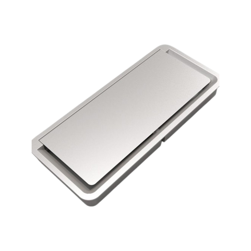ΘΥΡΙΔΑ ΚΑΛΩΔΙΩΝ EXIT LIGHT ΠΛΑΣΤΙΚΟ 240x120x25mm ΧΡΩΜΑ ΑΛΟΥΜΙΝΙΟΥ ASA PLASTICI