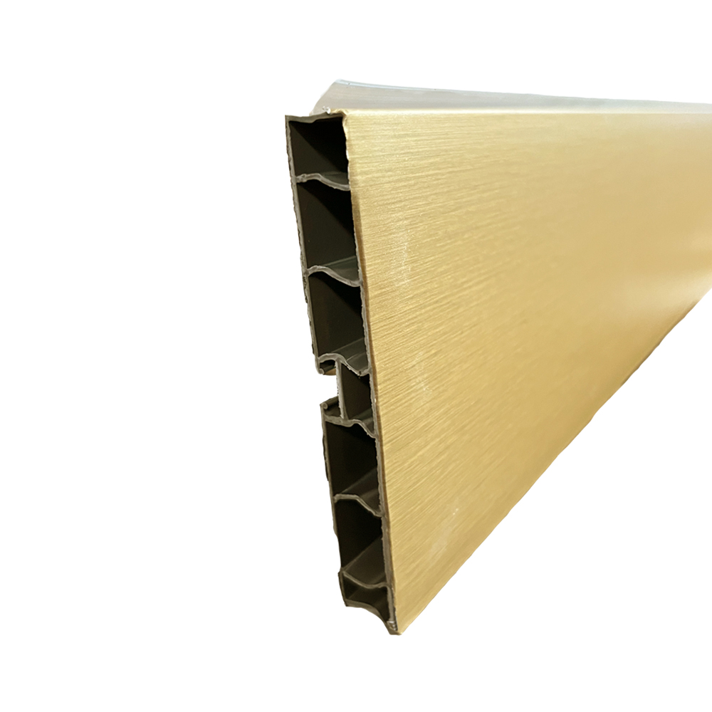 ΜΠΑΖΑ ΠΛΑΣΤΙΚΗ PP Η:100mm ΠΑΧΟΣ 13mm VOLPATO ΧΡΥΣΟ ΜΑΤ VOLPATO