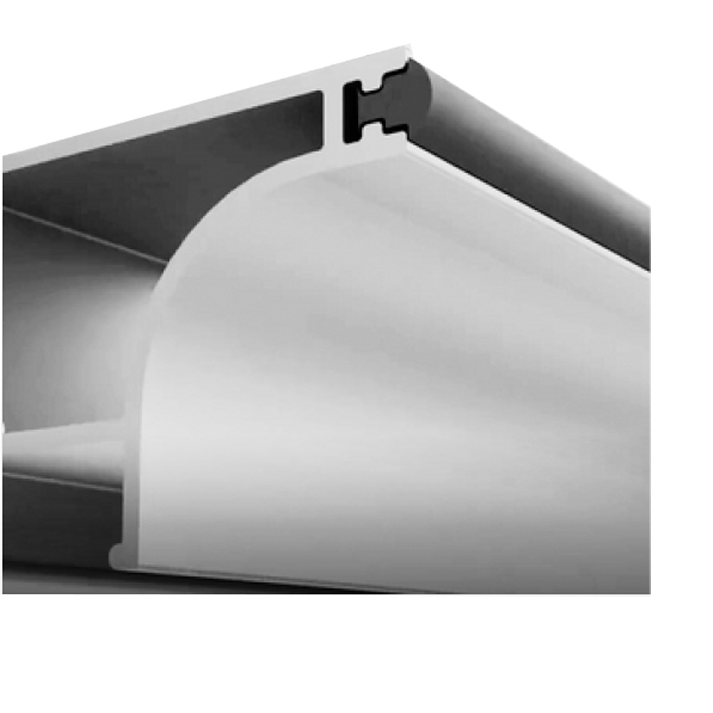 ΠΡΟΦΙΛ GOLA "H" ΛΑΒΗΣ ΓΙΑ ΤΑΙΝΙΑ LED  Υ18.4xΠ34.5xΜ3000m ΦΥΣΙΚΟ ΑΛΟΥΜΙΝΙΟ GEMAN
