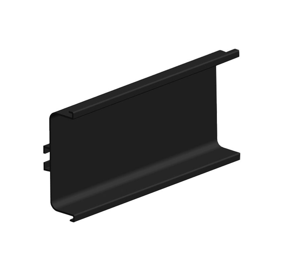 ΠΡΟΦΙΛ ΛΑΒΗΣ ΟΡΙΖΟΝΤΙΑΣ "C" GOLA  ΥxΠxΜ:72x26x4000mm ΜΑΥΡΟ ΜΑΤ ΑΝΟΔΙΩΜΕΝΟ GEMAN
