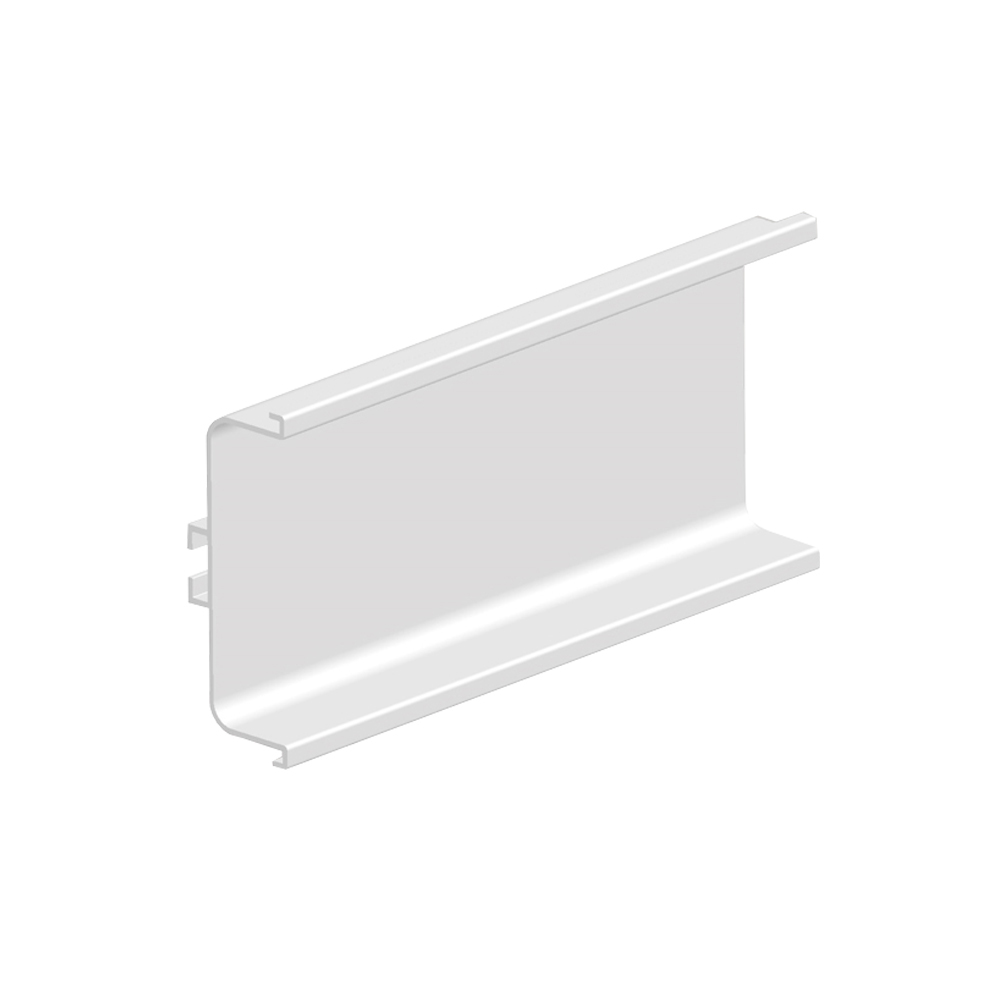 ΠΡΟΦΙΛ ΛΑΒΗΣ ΟΡΙΖΟΝΤΙΑΣ "C" GOLA ΥxΠxΜ: 72x26x4000mm ΛΕΥΚΟ ΒΑΜΜΕΝΟ GEMAN