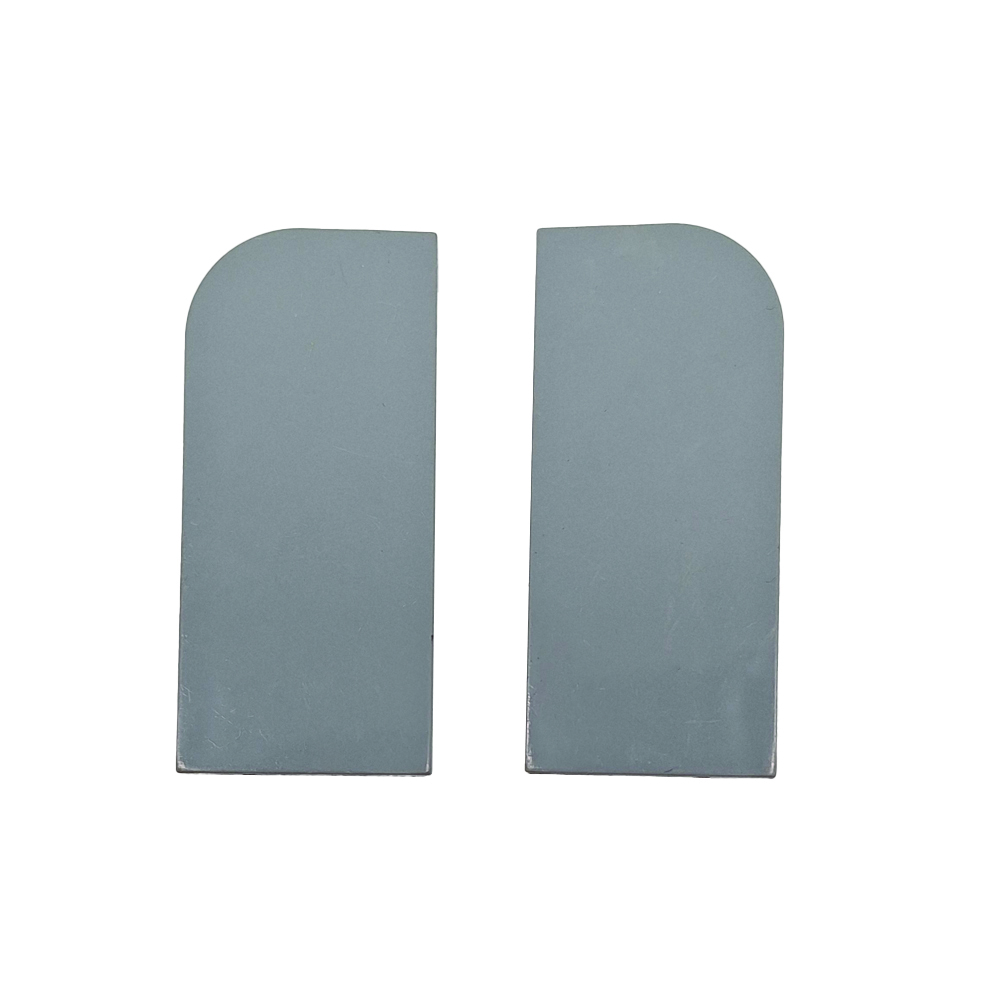 ΣΕΤ ΚΑΠΑΚΙΑ ΤΕΡΜΑΤΙΚΑ ΓΙΑ ΠΡΟΦΙΛ "L" GOLA ΓΚΡΙ 26x57mm ΑΡΙΣΤΕΡΟ+ΔΕΞΙ GEMAN