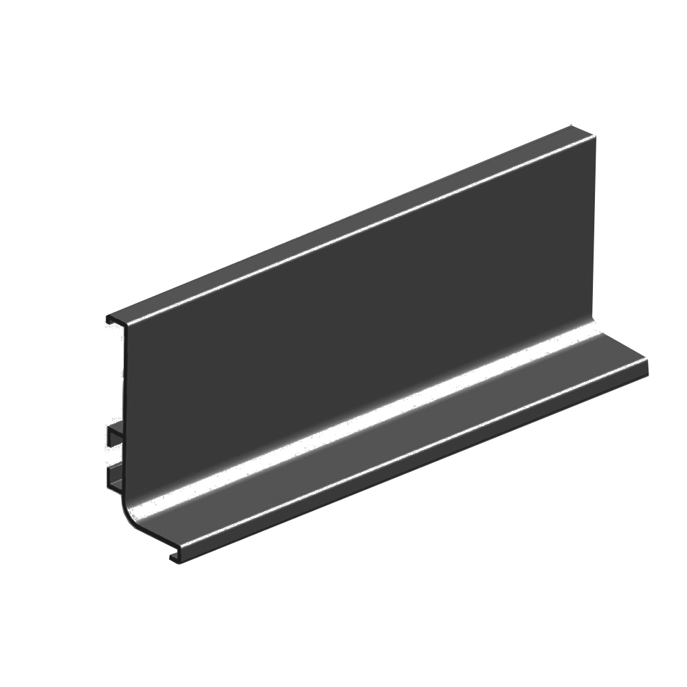 ΠΡΟΦΙΛ "L" GOLA 4000mm 57x26mm ΜΑΥΡΟ ΜΑΤ ΑΝΟΔΙΩΜΕΝΟ