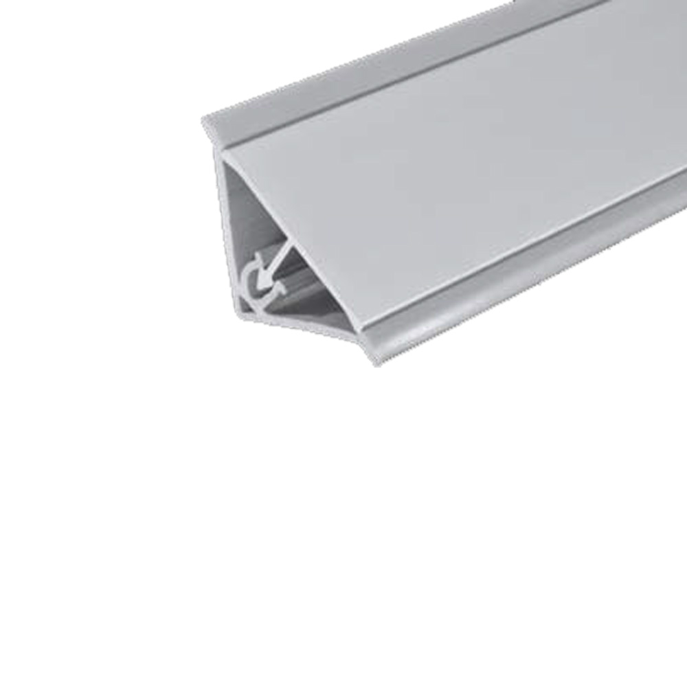 ΑΡΜΟΚΑΛΥΠΤΡΟ ΜΙΝΙ ΙΣΙΟ YxΠxΜ: 15x15x4000mm ΜΕ ΓΚΡΙ ΛΑΣΤΙΧΟ ΝΙΚΕΛ ΜΑΤ ΑΝΟΔΙΩΜΕΝΟ GEMAN
