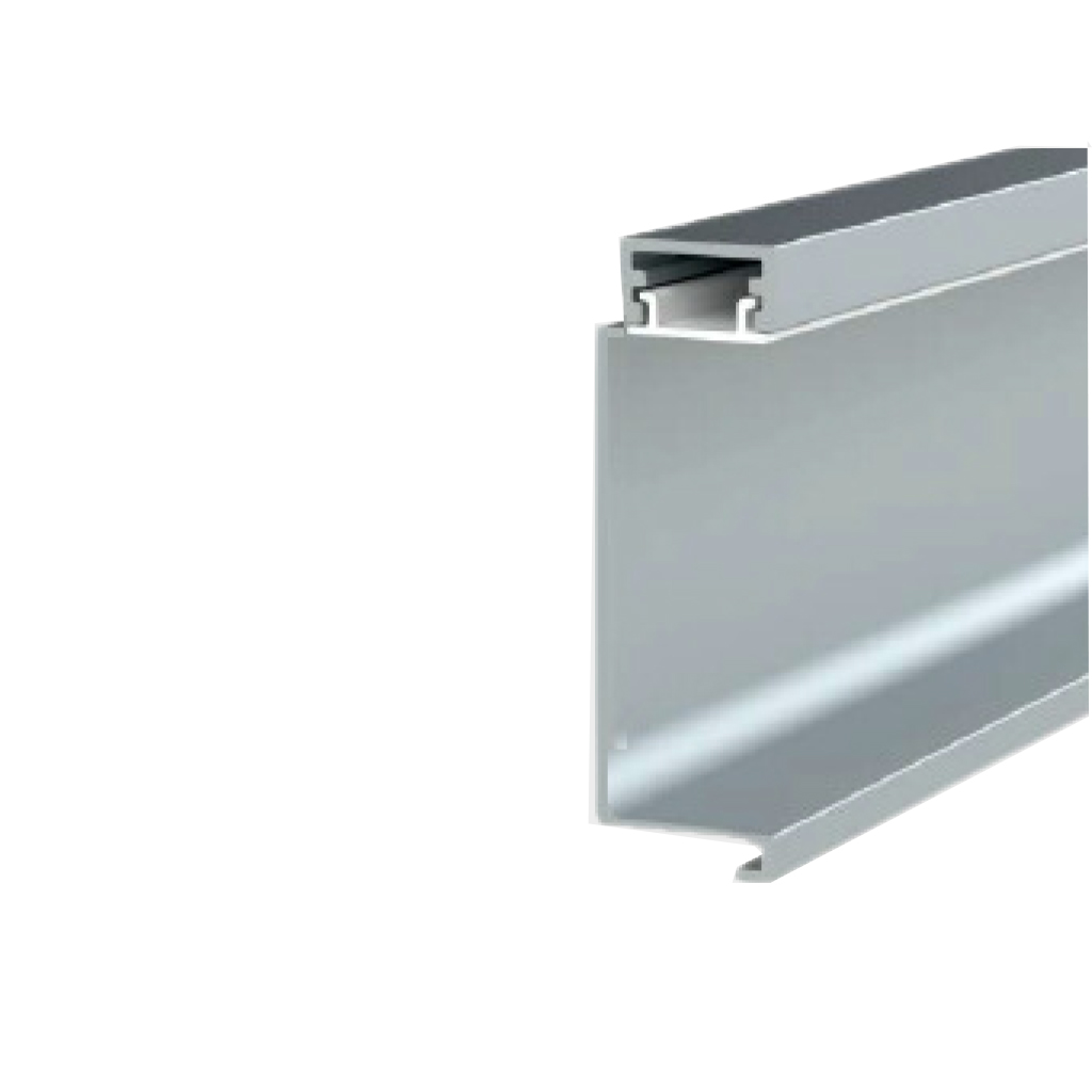 ΠΡΟΦΙΛ ΛΑΒΗΣ GOLA "C" ΛΕΥΚΟ ΓΙΑ ΤΑΙΝΙΑ LED Υ26 x Π72,7 x Μ4000mm GEMAN