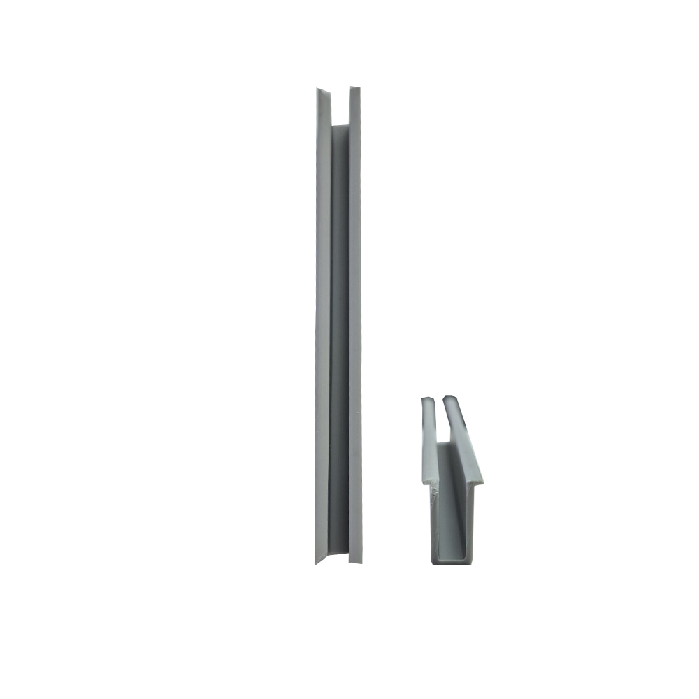 ΟΔΗΓΟΣ ΝΤΟΥΛΑΠΑΣ PVC ΓΚΡΙ  5mm 8x15x3000mm