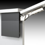 DTC LIFTING SYSTEM TOP-STAYS SQ GREY WITH PUSH OPEN FOR CABINET H250-500mm & WIDTH MAX 1200mm(LF960-2350)