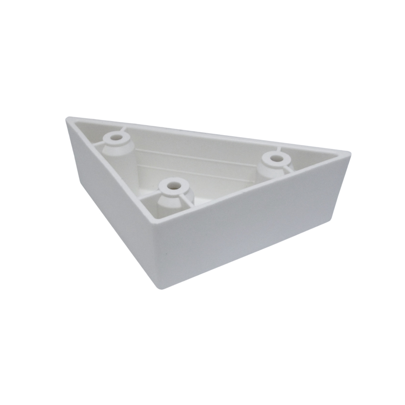 ΠΟΔΙ ΕΠΙΠΛΟΥ ΤΡΙΓΩΝΟ ΛΕΥΚΟ 78x78mm Y30mm (LEON)