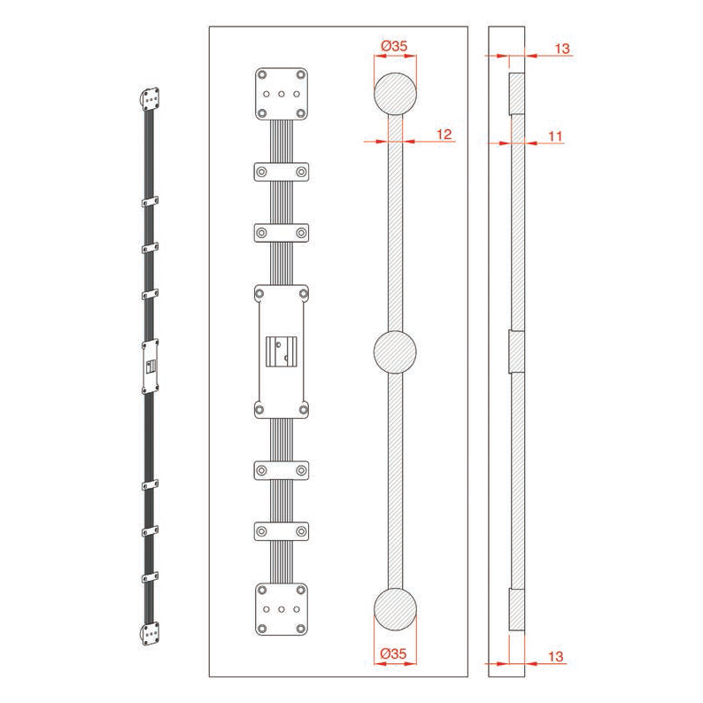 ΝΤΙΖΑ ΝΤΟΥΛΑΠΑΣ 2250mm ECO