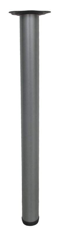 ΠΟΔΙΑ ΤΡΑΠΕΖΙΟΥ Φ60x710mm ΑΣΗΜΙ (ΣET 4 τμχ)