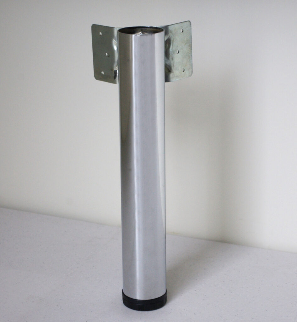 ΠΟΔΙ ΤΡΑΠΕΖΙΟΥ Φ60x350mm ΜΕ ΓΩΝΙΑ