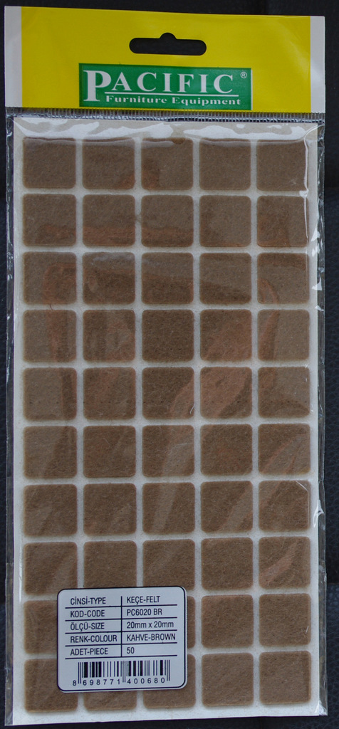ΤΣΟΧΑΛΑΚΙΑ ΑΥΤΟΚΙΝΗΤΟΥ 20x20mm ΚΑΦΕ 50τμχ