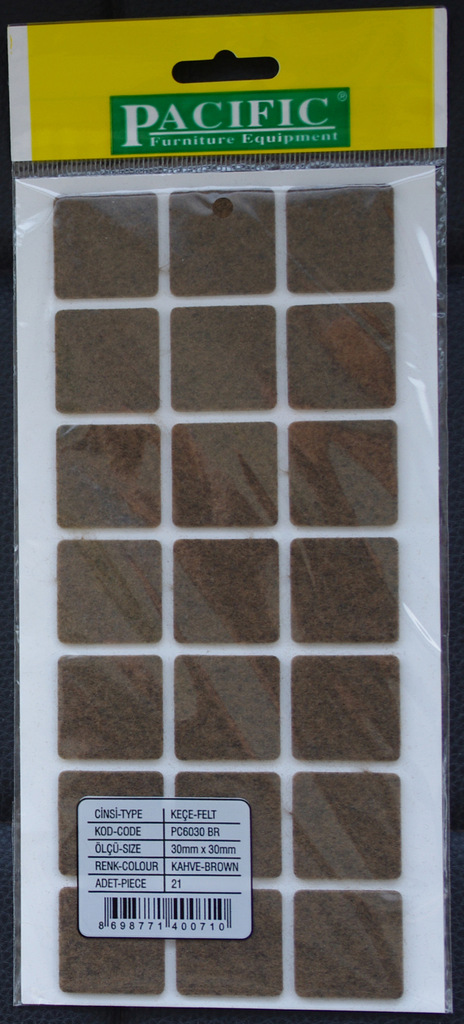ΤΣΟΧΑΚΙΑ ΑΥΤΟΚΙΝΗΤΟΥ 30x30mm ΚΑΦΕ 21τμχ