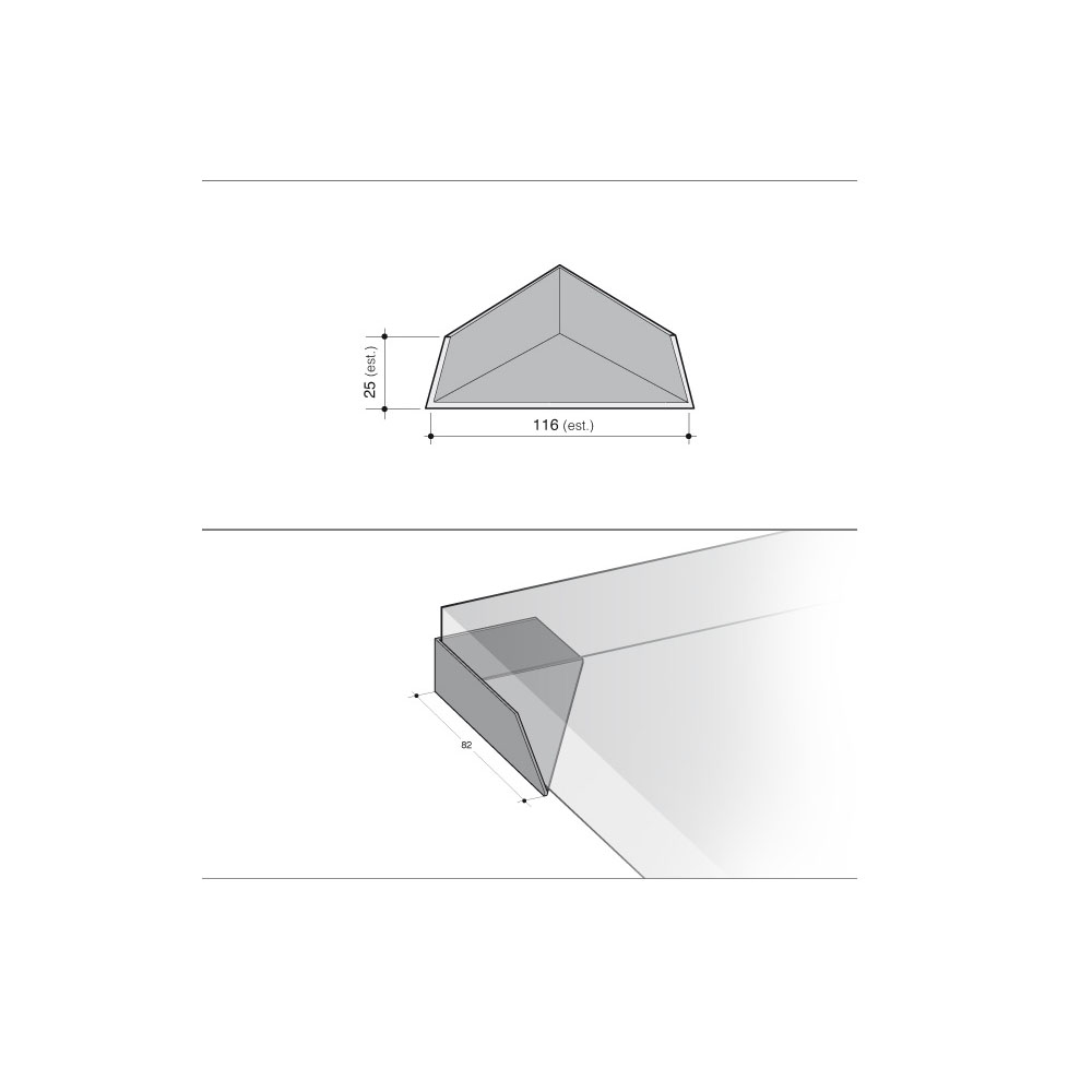 ΠΛΑΣΤΙΚΗ ΠΡΟΣΤΑΤΕΥΤΙΚΗ ΓΩΝΙΑ 82x116x25mm ANOIXTH