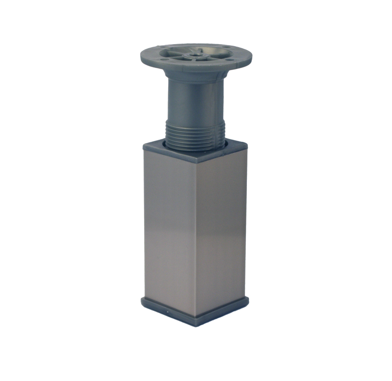 ΠΟΔΙ ΕΠΙΠΛΟΥ ΑΛΟΥΜΙΝΙΟΥ ΝΙΚΕΛ ΜΑΤ 40x40mm 300mm
