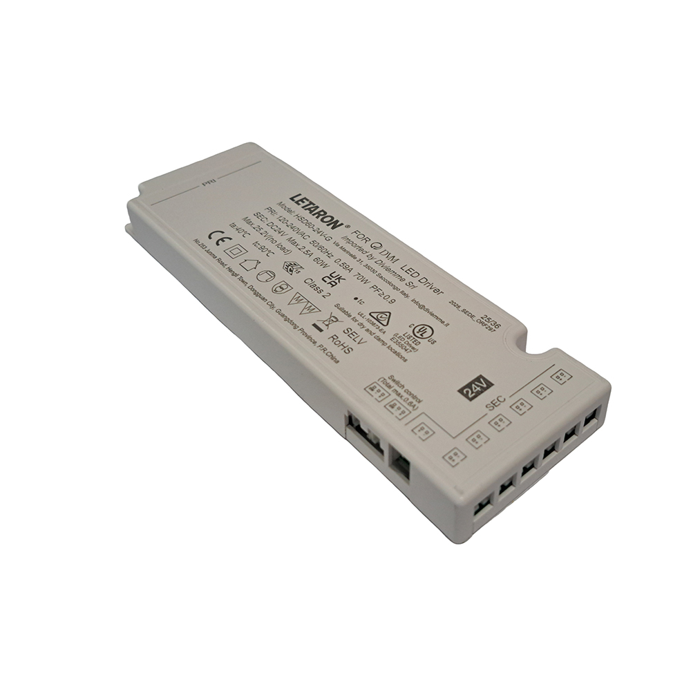 ΤΡΟΦΟΔΟΤΙΚΟ SMART LED 60W 24V ΓΙΑ ΤΑΙΝΙΑ LED