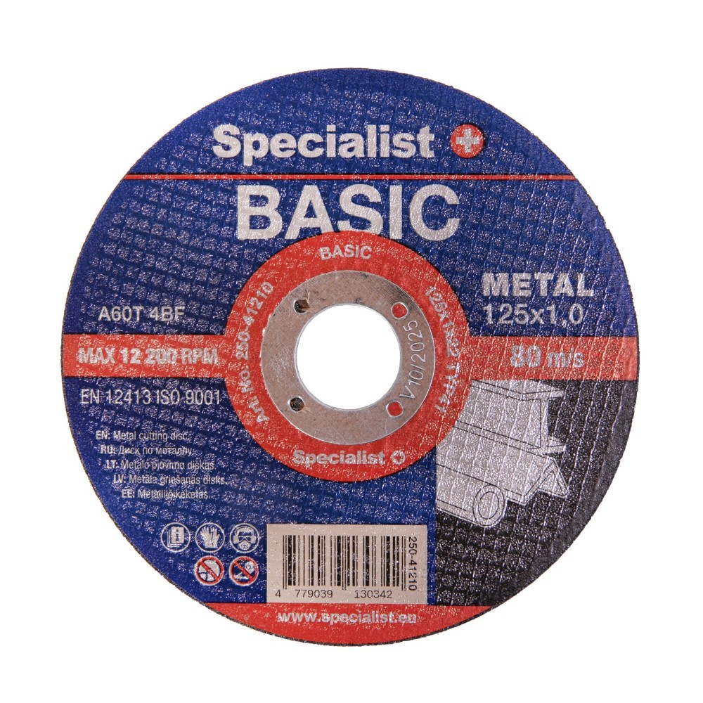 ΔΙΣΚΟΣ ΚΟΠΗΣ ΜΕΤΑΛΛΟΥ 125x1mm SPECIALIST+