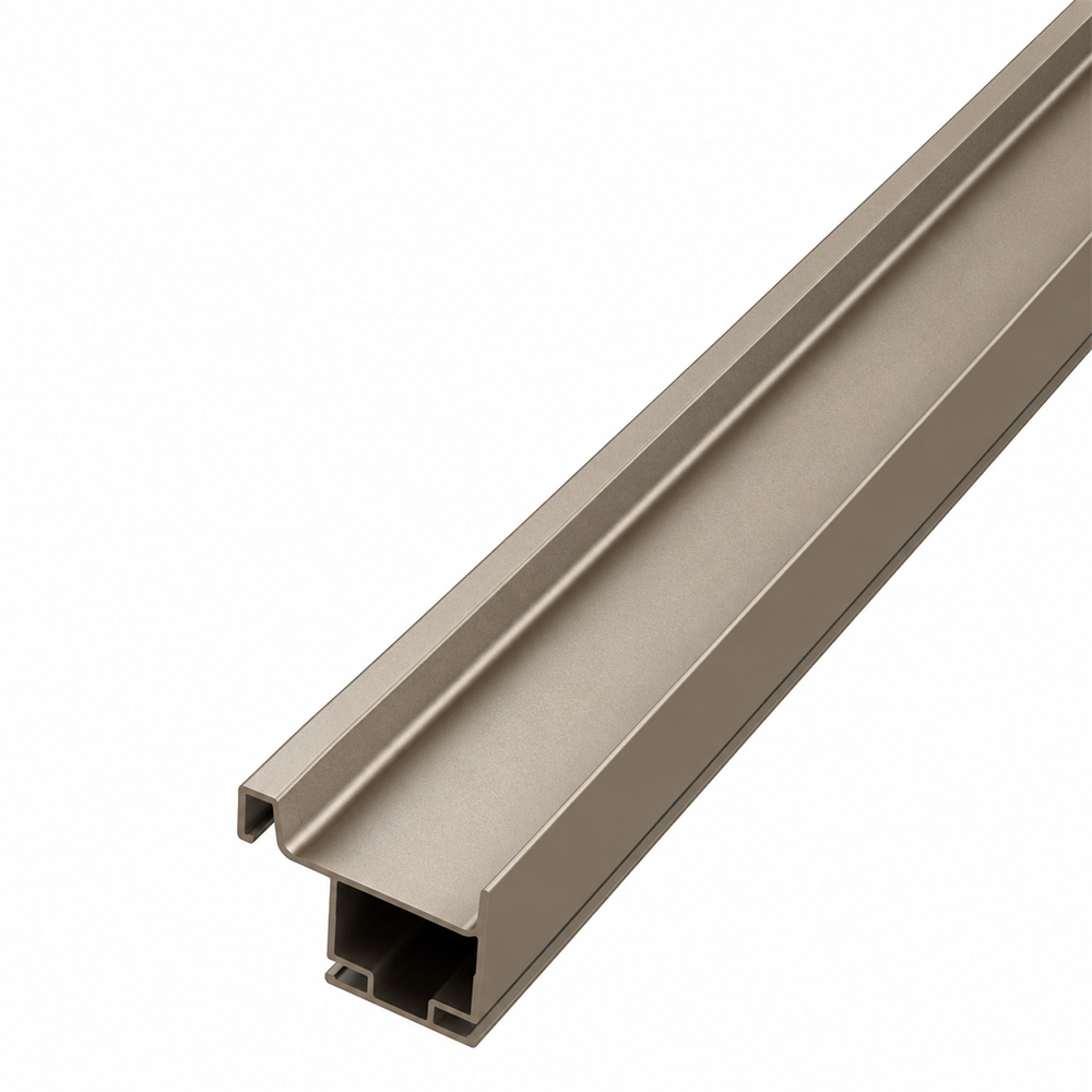ΠΡΟΦΙΛ ΚΑΘΕΤΗΣ ΜΟΝΗΣ ΛΑΒΗΣ GOLA G21  Υ35.8xΠ48.2xΜ4700mm ΓΙΑ ΠΑΝΕΛ 18mm ΤΙΤΑΝΙΟ ΚΑΦΕ ΜΑΤ VOLPATO