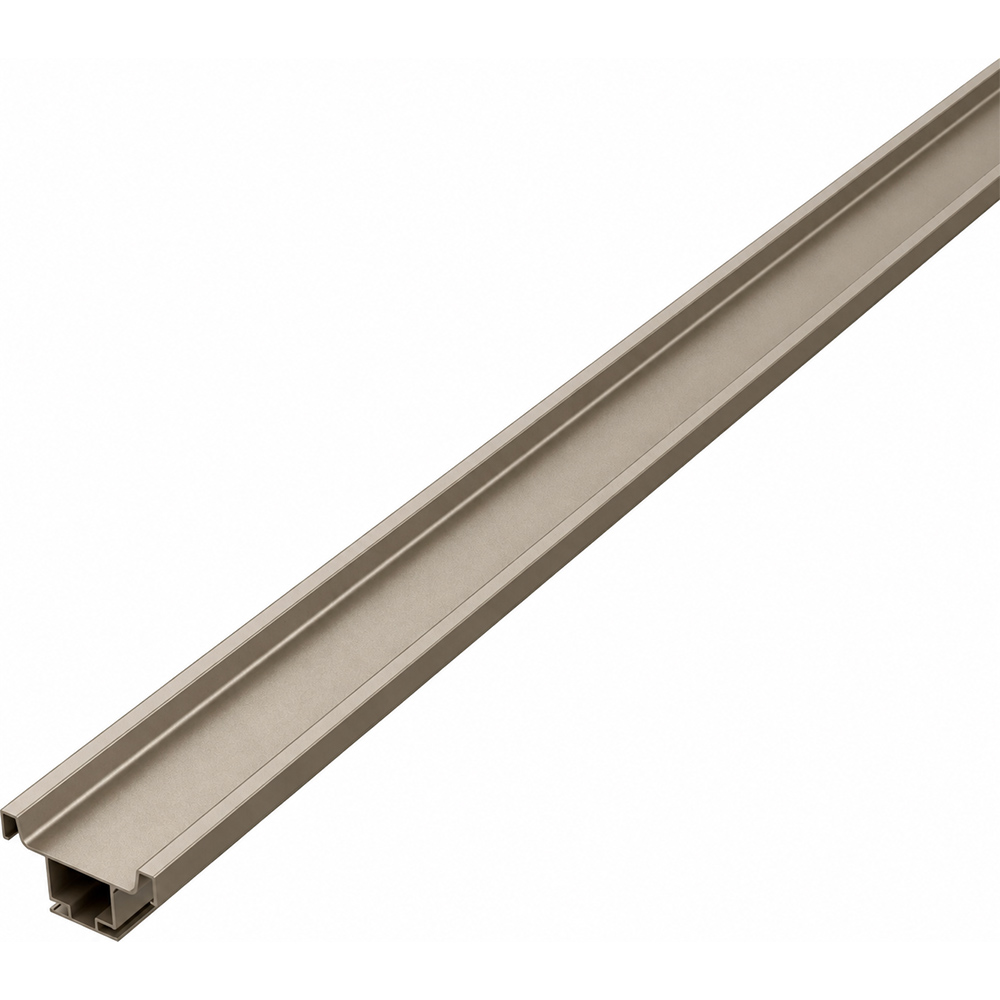 ΠΡΟΦΙΛ ΚΑΘΕΤΗΣ ΔΙΠΛΗΣ ΛΑΒΗΣ GOLA G15 Υ35.8xΠ66.4xΜ4700mm ΓΙΑ ΠΑΝΕΛ 18mm ΤΙΤΑΝΙΟ ΚΑΦΕ ΜΑΤ VOLPATO