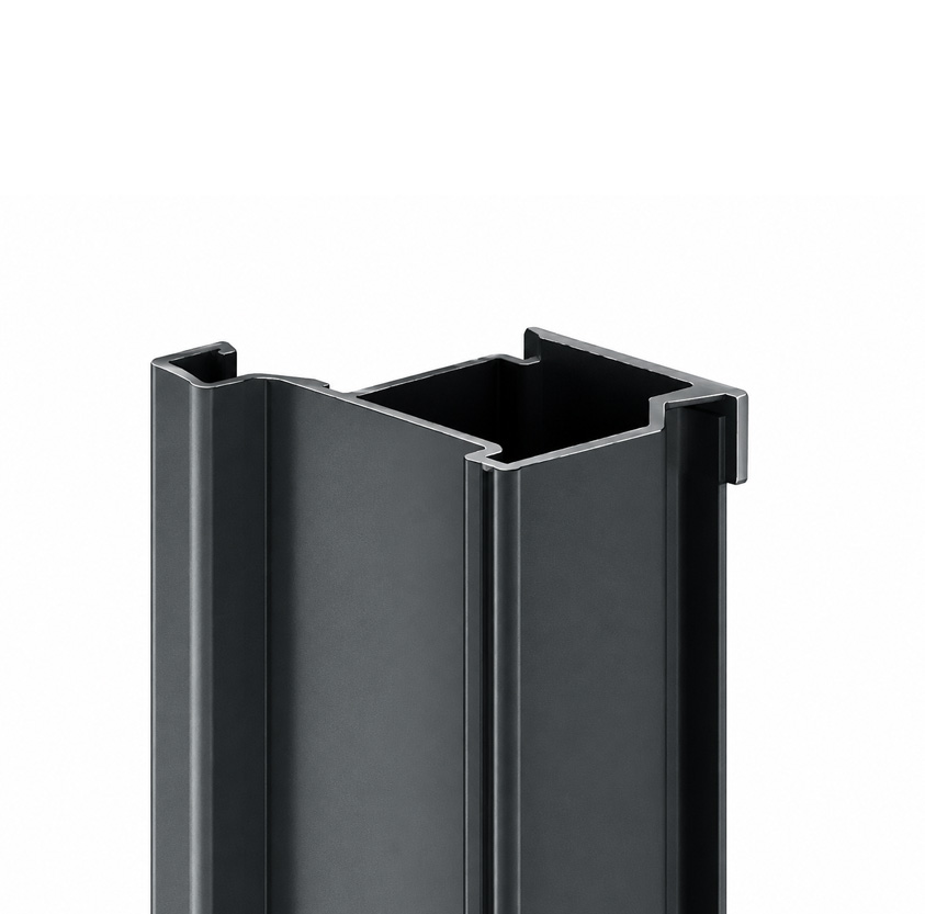 ΠΡΟΦΙΛ ΚΑΘΕΤΗΣ ΜΟΝΗΣ ΛΑΒΗΣ GOLA G 35.9x48.2x3000mm ΓΙΑ ΜΕΛΑΜΙΝΗ 18mm ΑΛΟΥΜΙΝΙΟ ΜΑΥΡΟ ΑΝΟΔΙΩΜΕΝΟ