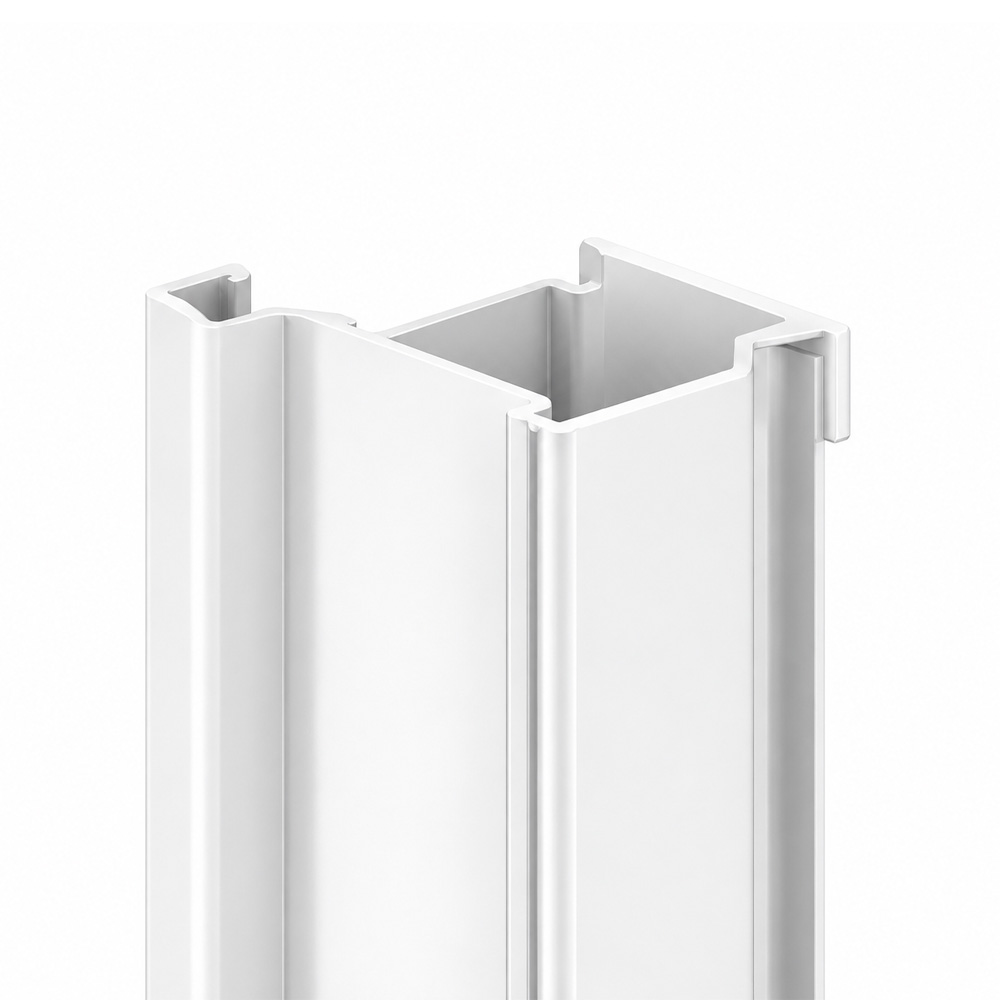 ΠΡΟΦΙΛ ΚΑΘΕΤΗΣ ΜΟΝΗΣ ΛΑΒΗΣ GOLA G 35.9x48.2x3000mm ΓΙΑ ΜΕΛΑΜΙΝΗ 18mm ΑΛΟΥΜΙΝΙΟ ΛΕΥΚΟ